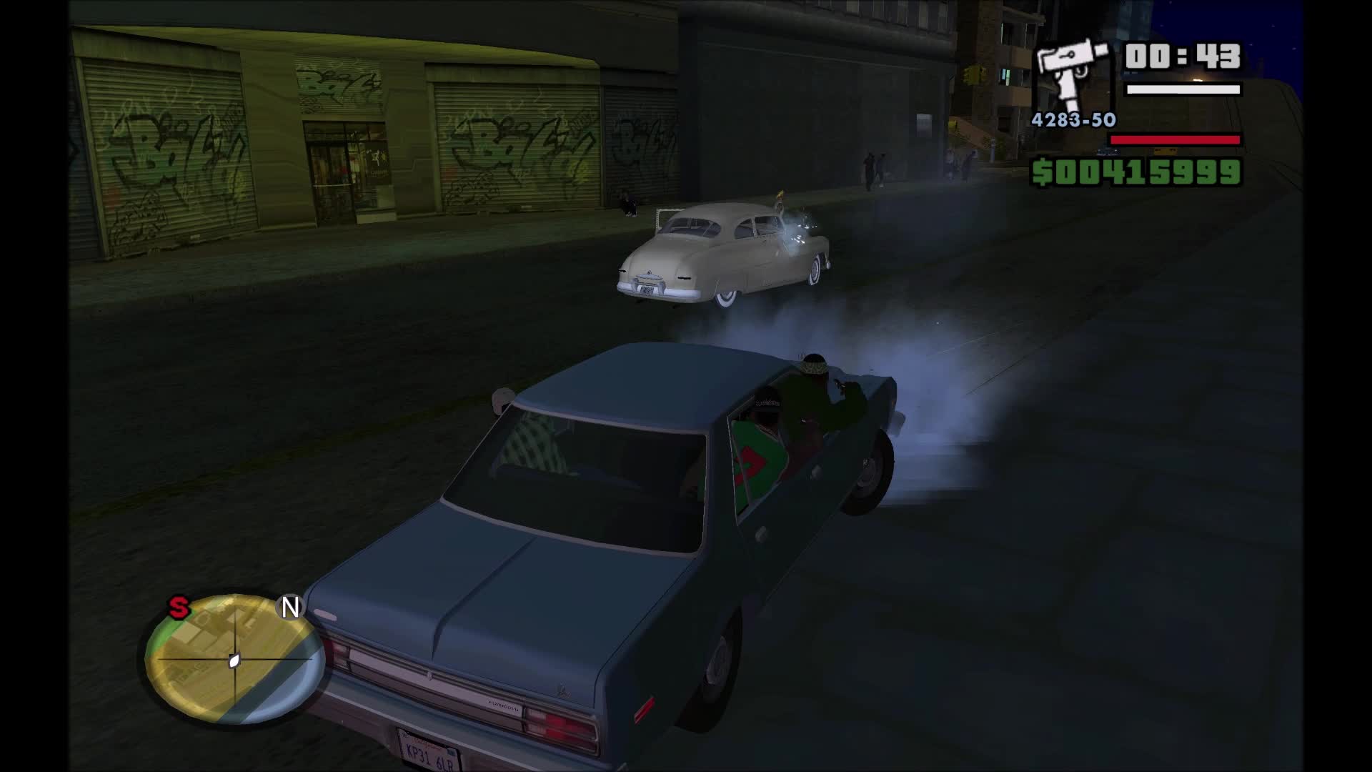 Drive by video - GTA San Andreas Remastered with Realistic car pack mod