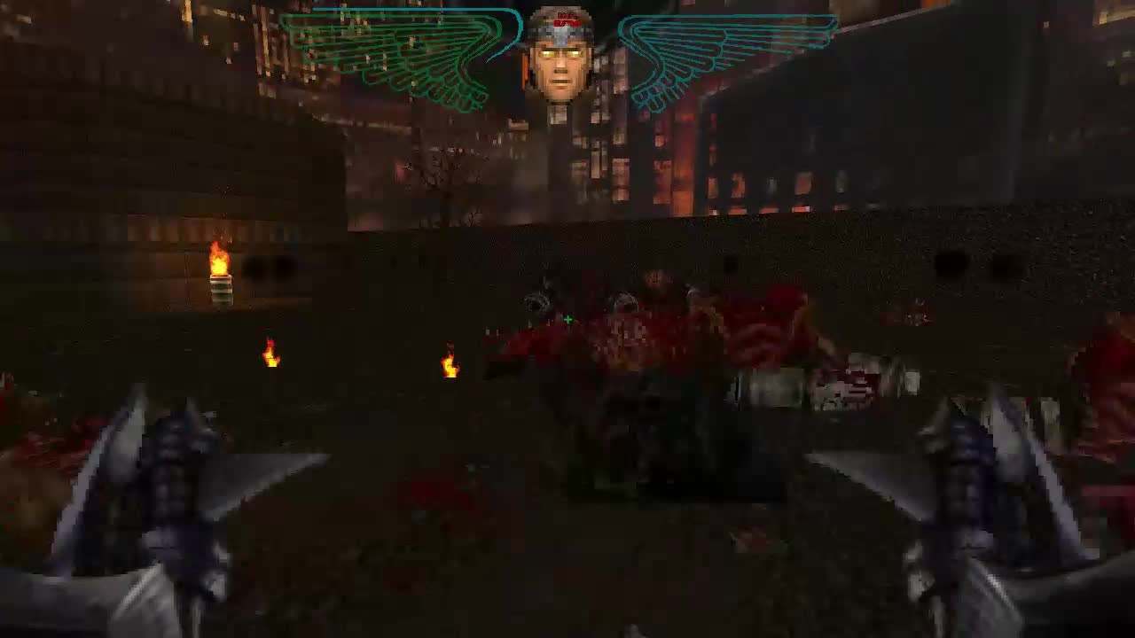 Dual Axes Showcase video Schism mod for Doom II ModDB