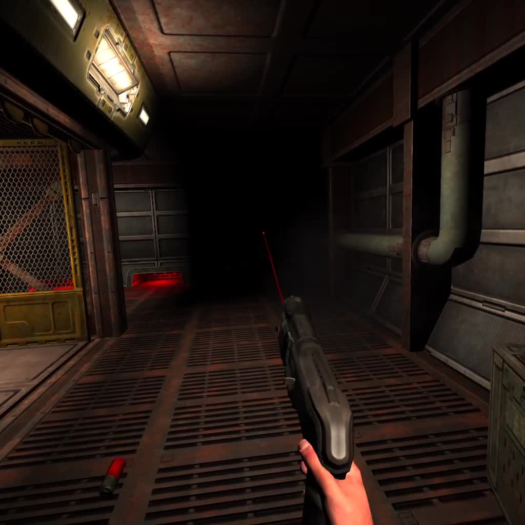 Shotgun To Chainsaw Demo Video Doom3quest Lessammo Mod For Doom Iii