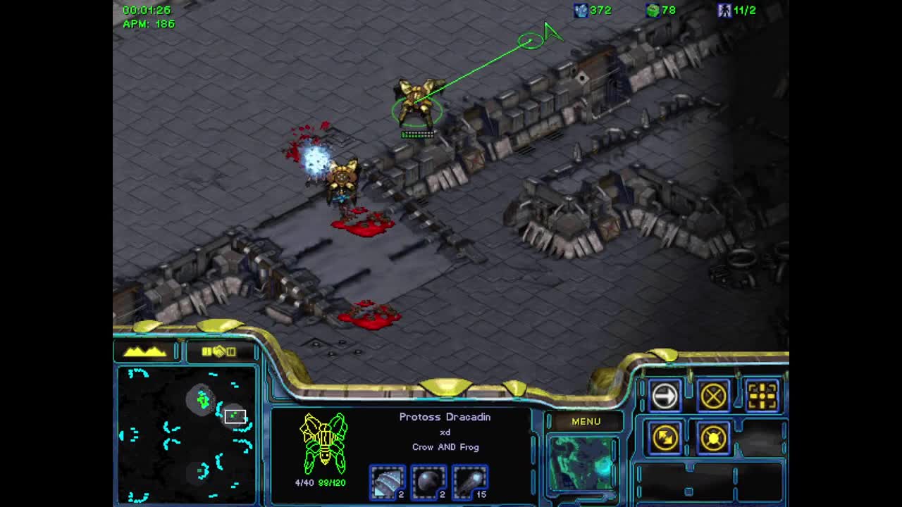 Flash shielding Protoss Cornerstone